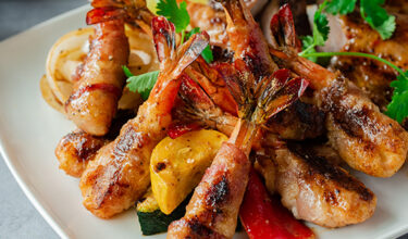 Famous bacon-wrapped shrimp stuffed with cheese & fresh jalapeño from Pappasito's Cantina
